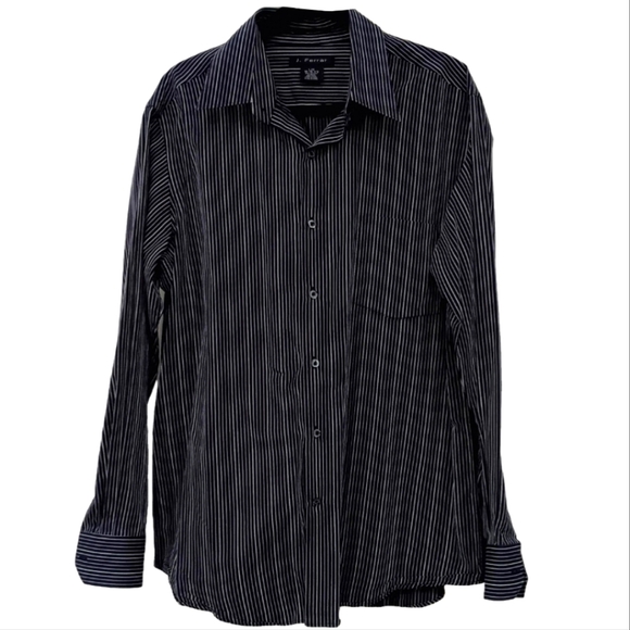 J. Ferrar Striped Button Down Shirt - Picture 1 of 6
